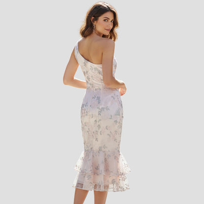 Whimsical Blooms Evening Gown: Elegance Meets Playfulness