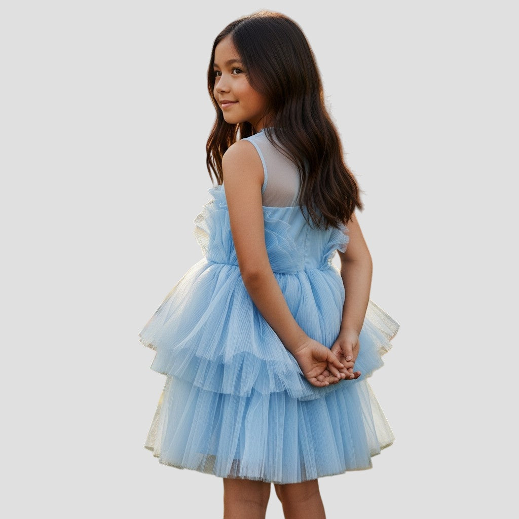 Cotton Candy Dreams Ruffled Dress: Sweeten Your Style!