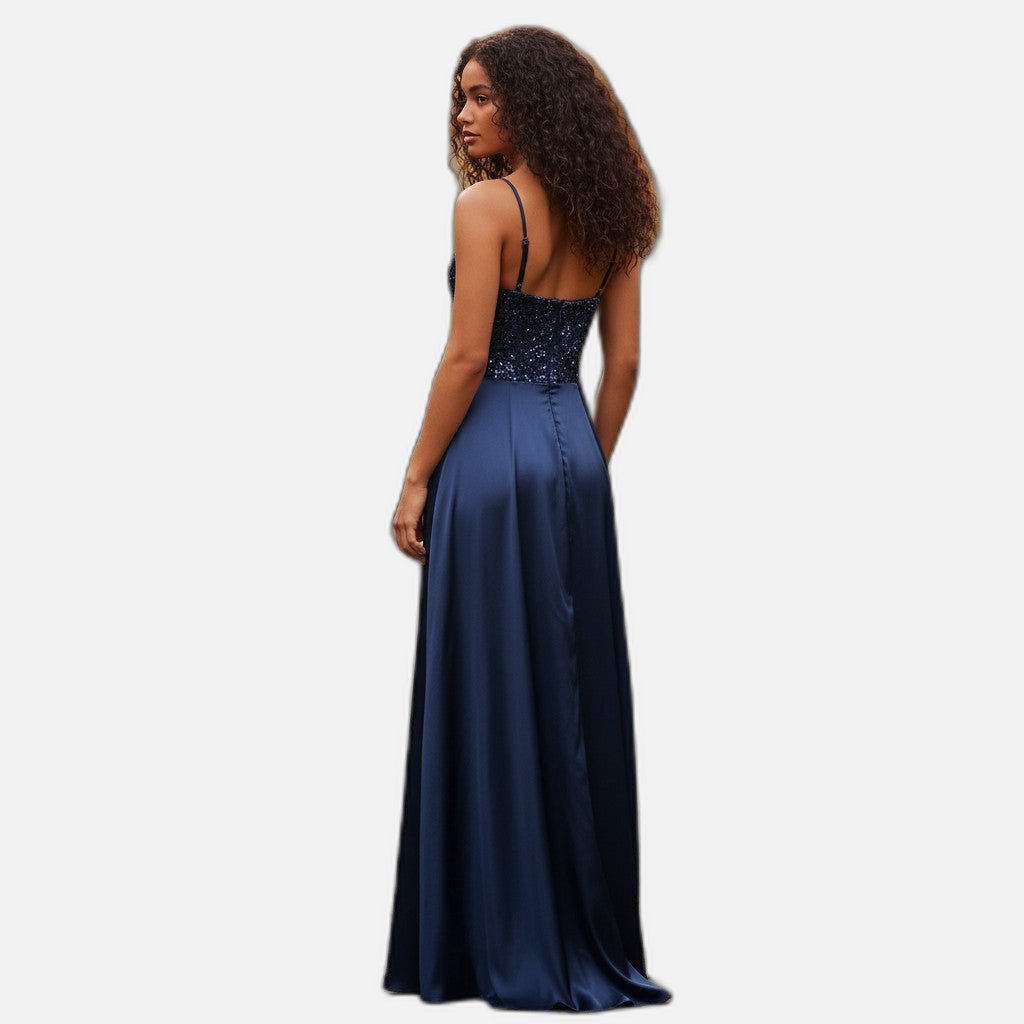 Sequined Party Dress - Sapphire Dreams