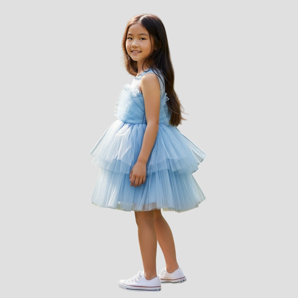 Cotton Candy Dreams Ruffled Dress: Sweeten Your Style!