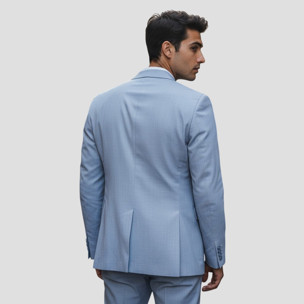 Sky's the Limit Chic Light Blue Blazer