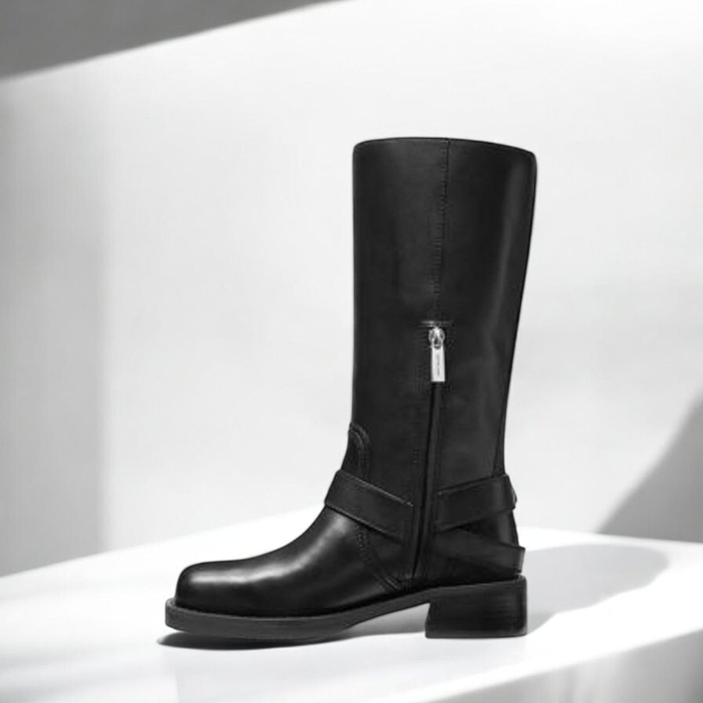 Crosby Leather Moto Boot
