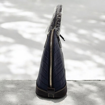 Croc-Embossed Satchel - Fancy Enough for Your Inner Fashion