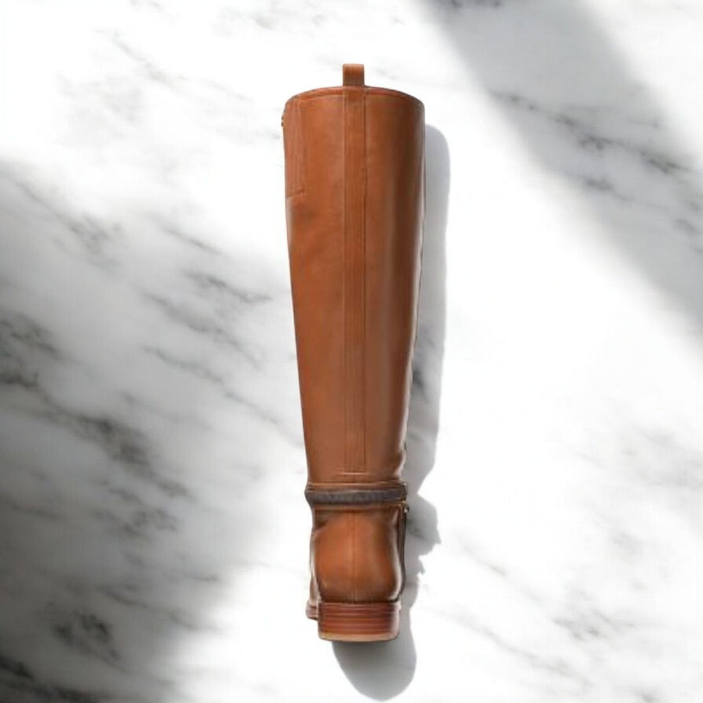 Mindy Leather and Signature Logo Trim Boot