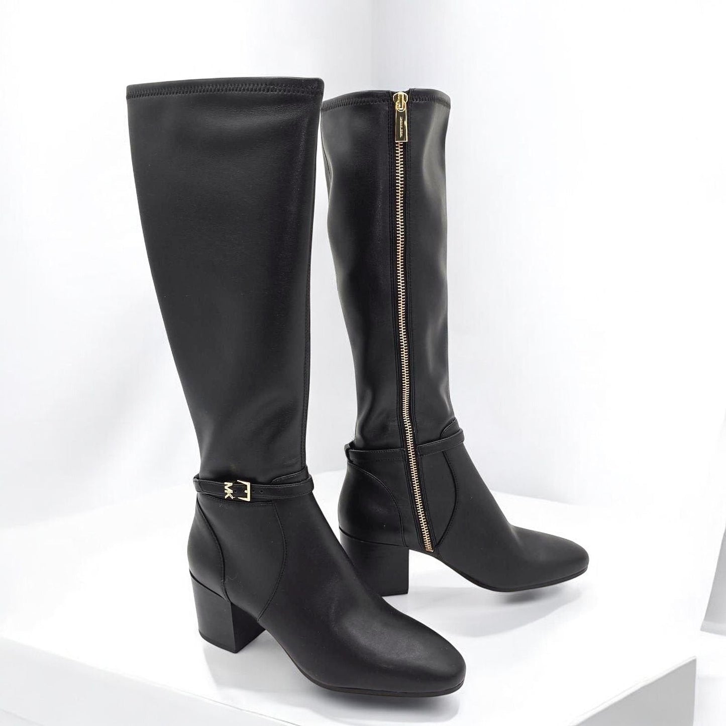 Ella Block Heel Boot 9 Wide