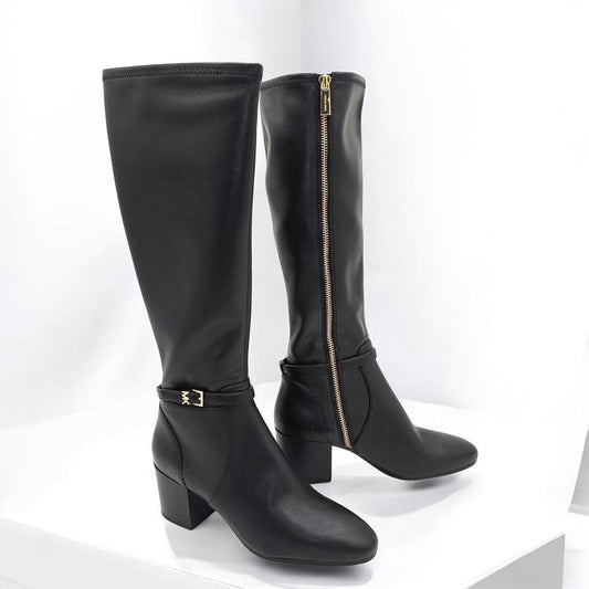Ella Block Heel Boot 9 Wide