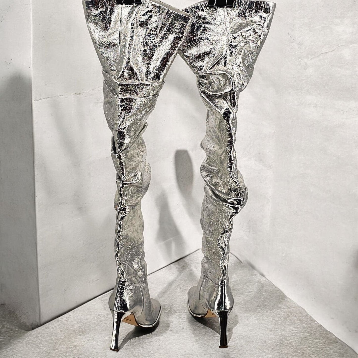 Glamour Thigh-High Boots - Shine Like You Mean It!