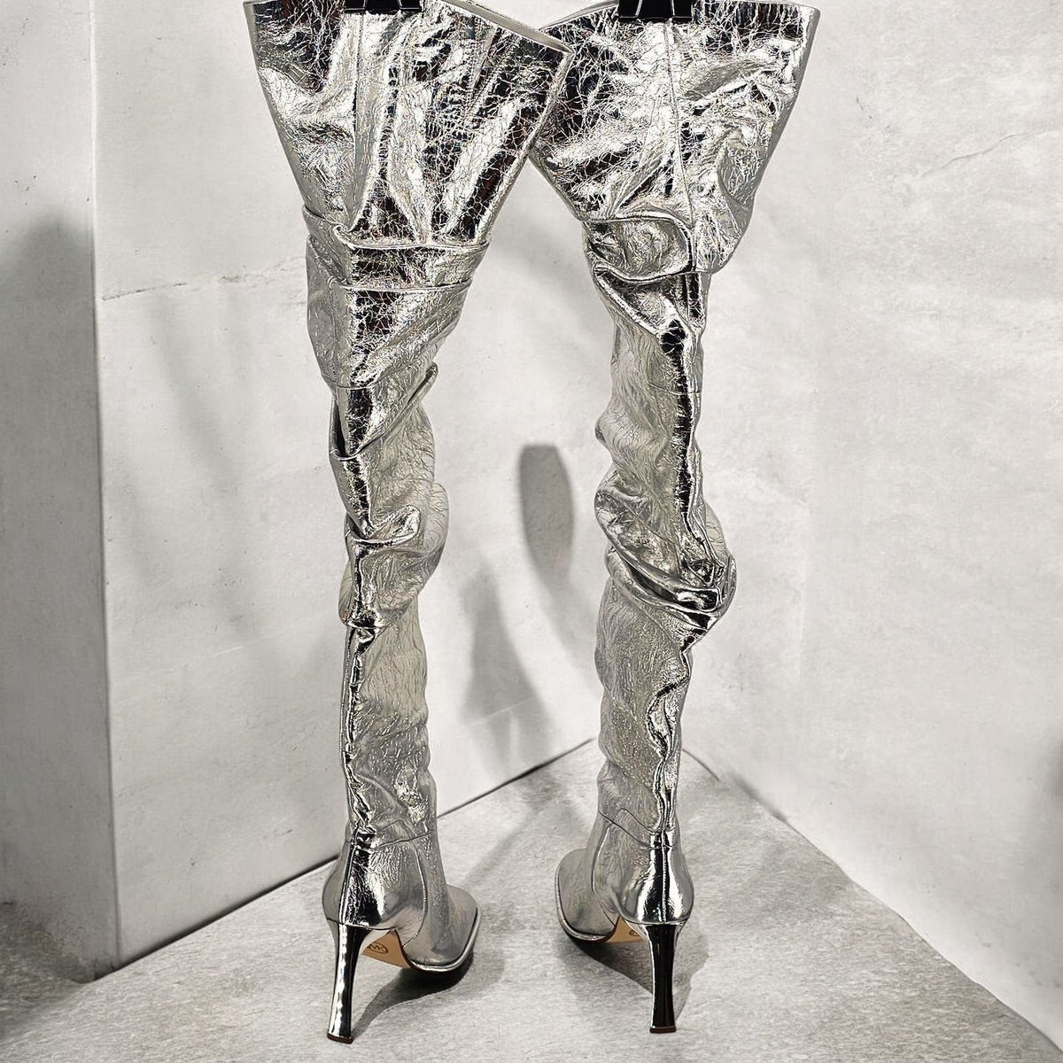 Glamour Thigh-High Boots - Shine Like You Mean It!.5