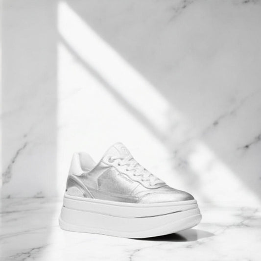 Hayes Metallic Leather Platform Sneaker