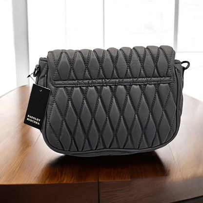Elegant Quilted Crossbody Handbag by Badgley Mischka