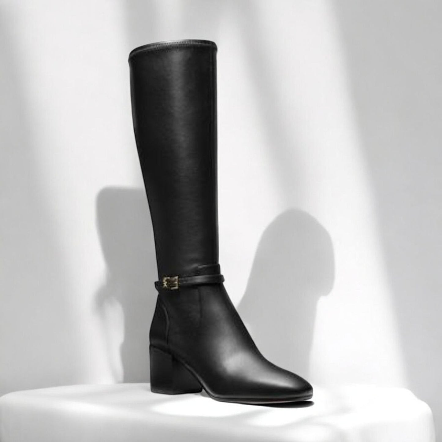 Ella Block Heel Boot 9 Wide