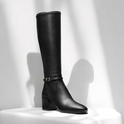 Ella Block Heel Boot 9 Wide