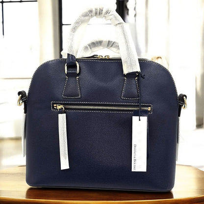 Saffiano Med. Domed Satchel - Your New Arm Candy!