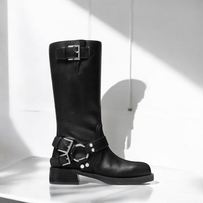 Crosby Leather Moto Boot