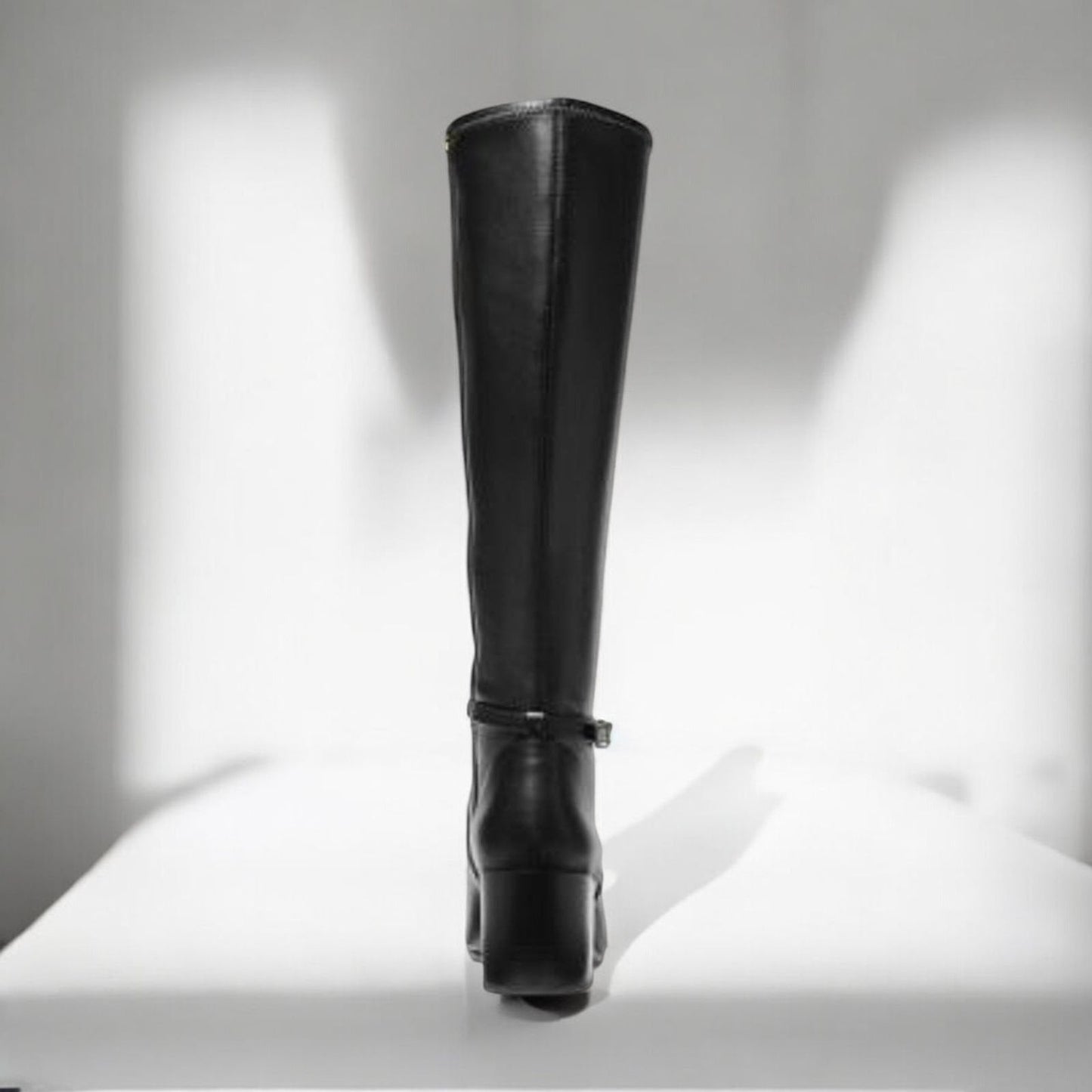 Ella Block Heel Boot 9 Wide