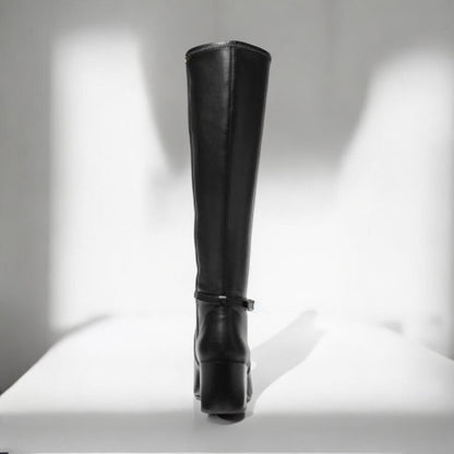 Ella Block Heel Boot 9 Wide