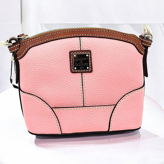 Pebbled Leather Crossbody Handbag - Elegant & Cheeky