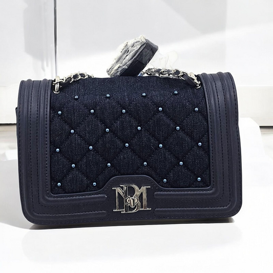 Elegant Quilted Shoulder Handbag with Chain Strap