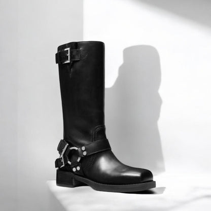 Crosby Leather Moto Boot