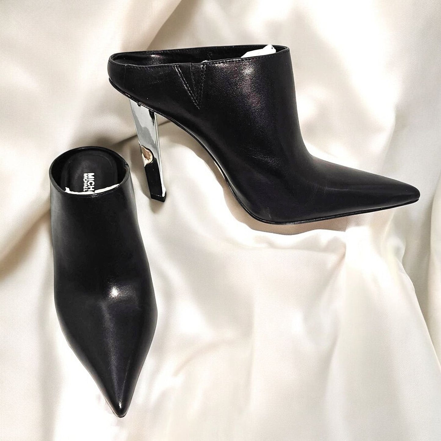 Halle Leather Mule Pump