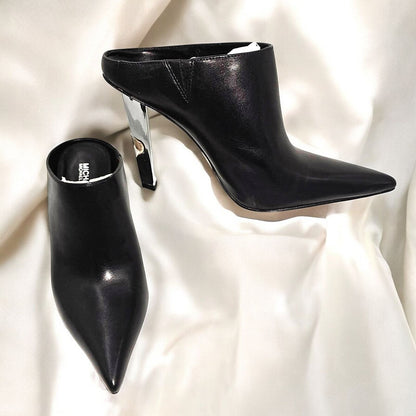 Halle Leather Mule Pump