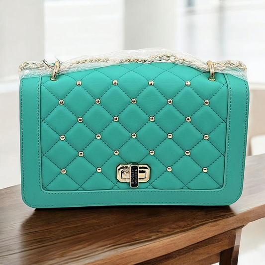 Elegant Quilted Chain Shoulder Handbag