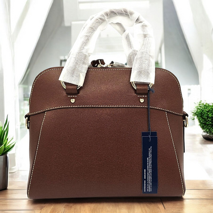 Elegant Saffiano Cameron Leather Handbag