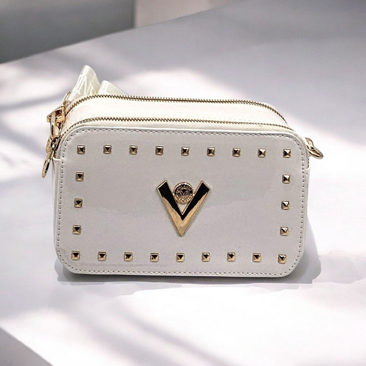 Elegant Studded Crossbody Handbag
