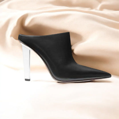 Halle Leather Mule Pump