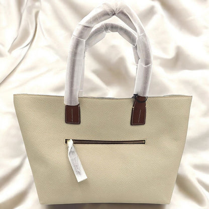 Pebble Large Leather Tote Handbag - Elegant & Spacious