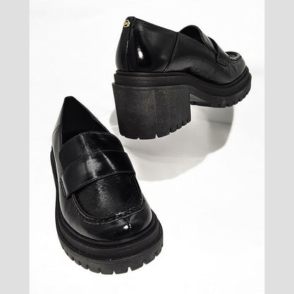 Rocco Crackled Patent Leather Loafer