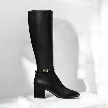 Ella Block Heel Boot 9 Wide