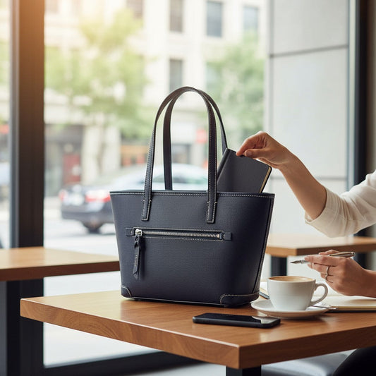 Large Saffiano Leather Tote - Your New Favorite Arm Candy