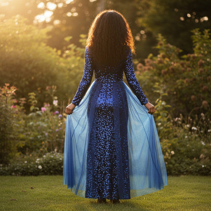 Sparkle Like You Mean It: Sequin Long Sleeve Dress