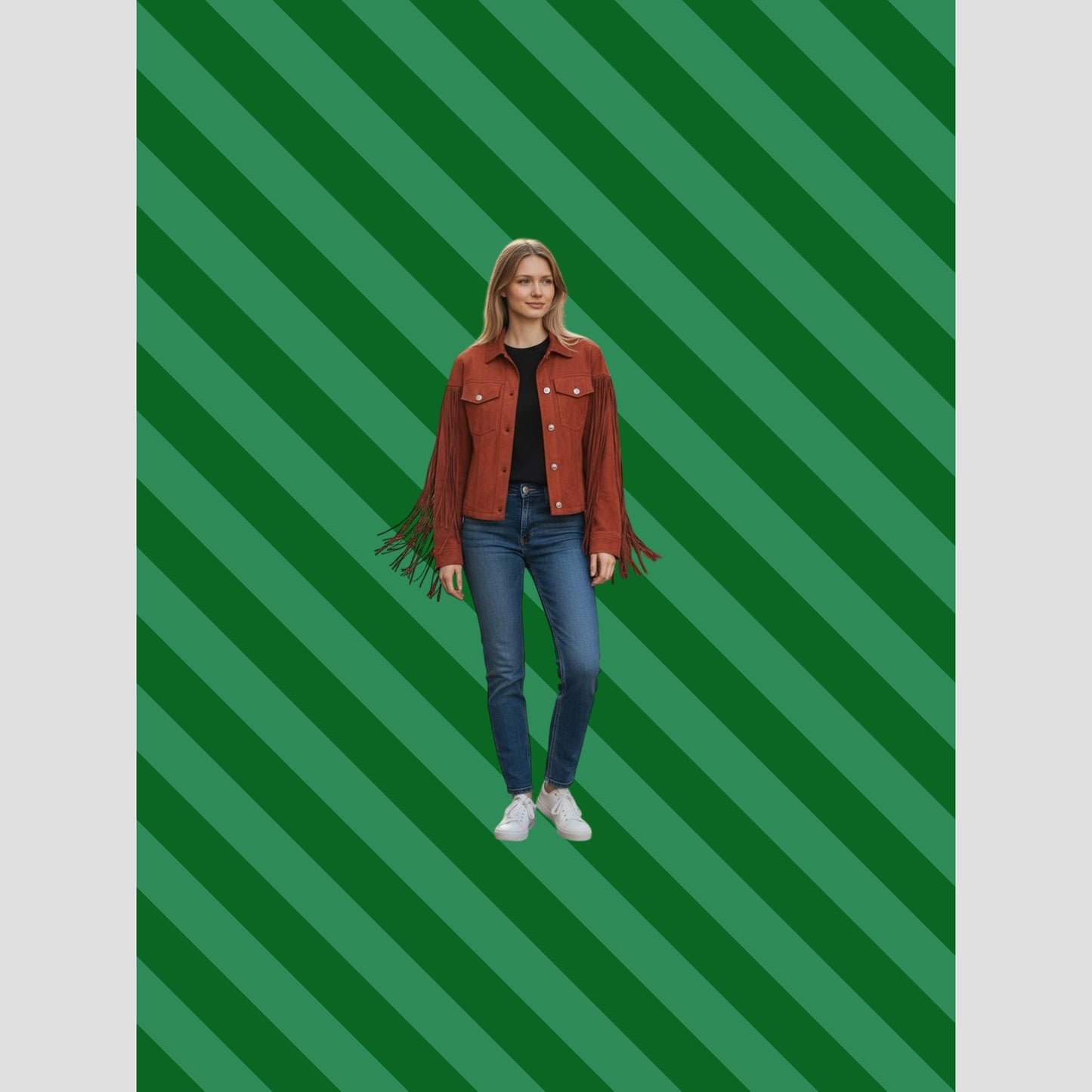 Fringe-tastic Suede Jacket - Yeehaw Your Outerwear!