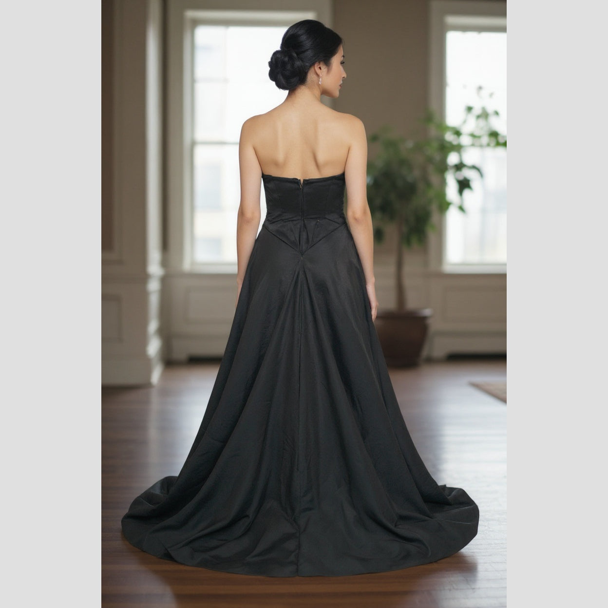 Dazzling Black Embellished Mini Dress for Sizzling Nights