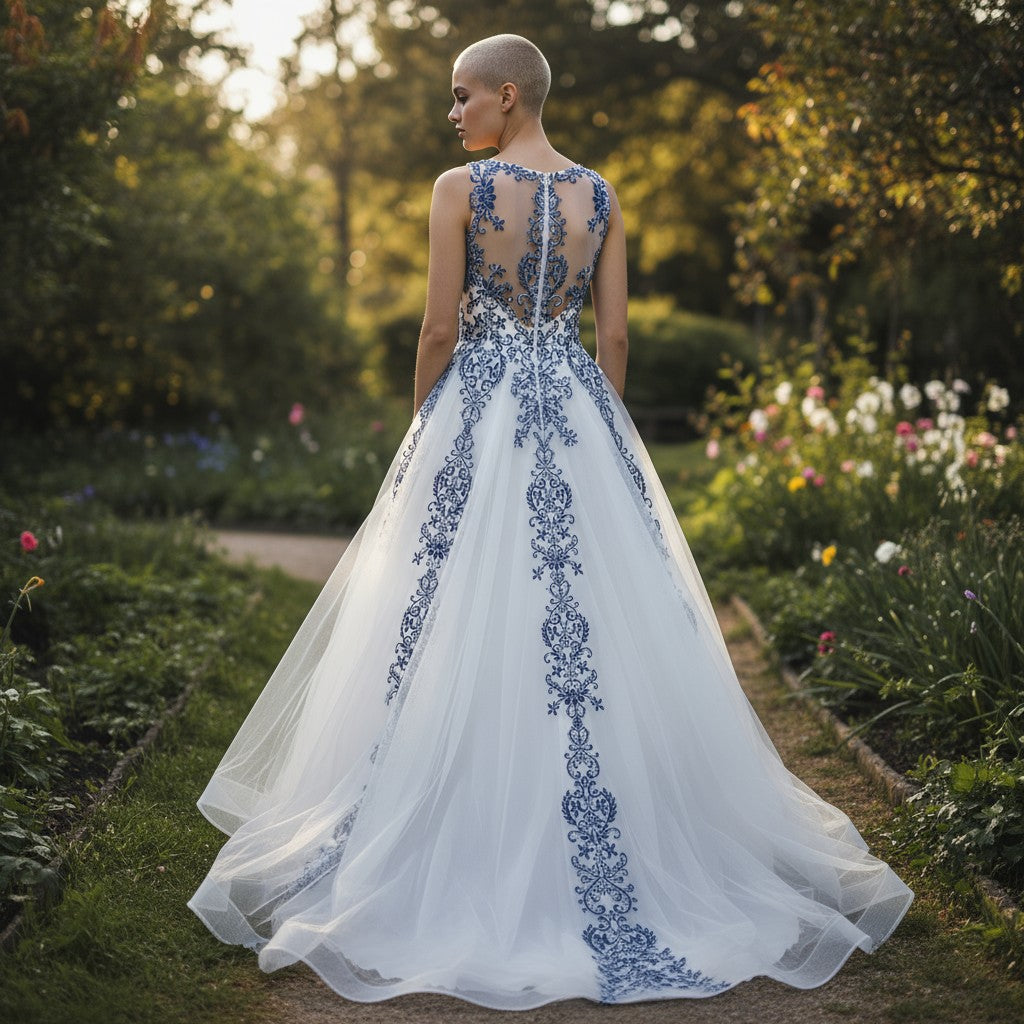 Fairy-Tale Dreams: Enchanted Lace Ballgown