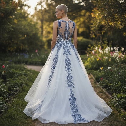 Fairy-Tale Dreams: Enchanted Lace Ballgown