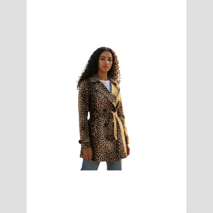 International Concept Wild Leopard Print Women's Trench Coat - Roar Your Style