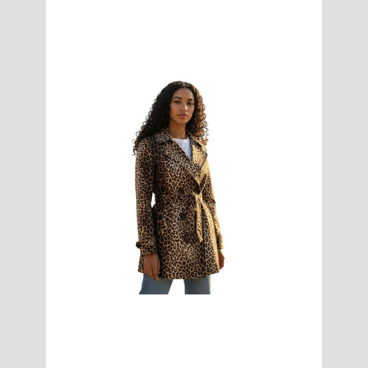 International Concept Wild Leopard Print Women's Trench Coat - Roar Your Style