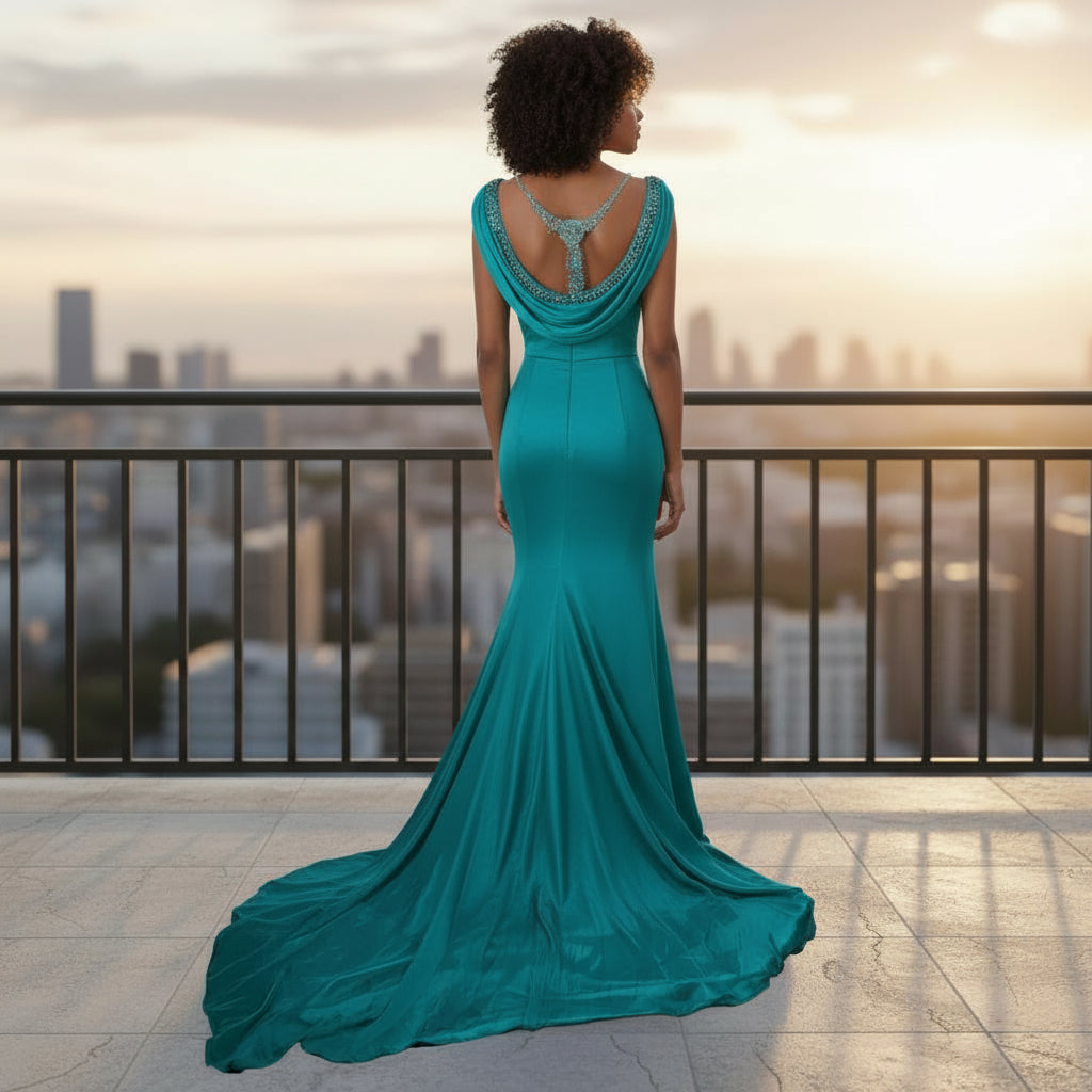 Teal Temptation: The Dress That Turns Heads & Hearts