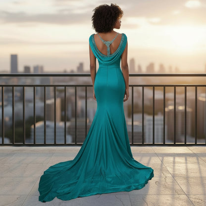 Teal Temptation: The Dress That Turns Heads & Hearts