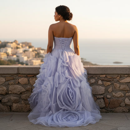 Lavender Dream: The Ultimate Tulle Fairy Tale Gown