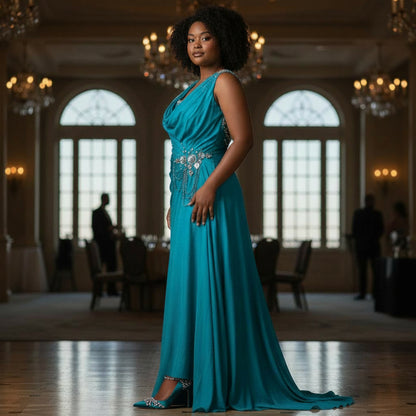 Teal Temptation: The Dress That Turns Heads & Hearts