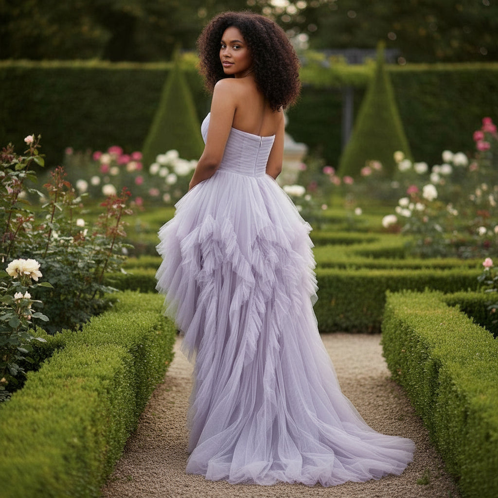 Lavender Whirlwind Tulle Ballgown: Dance with Dreams