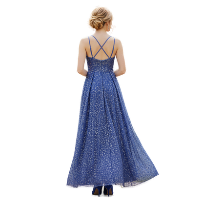 Dazzling Midnight Sequin Gown: Show-Stopping Glam