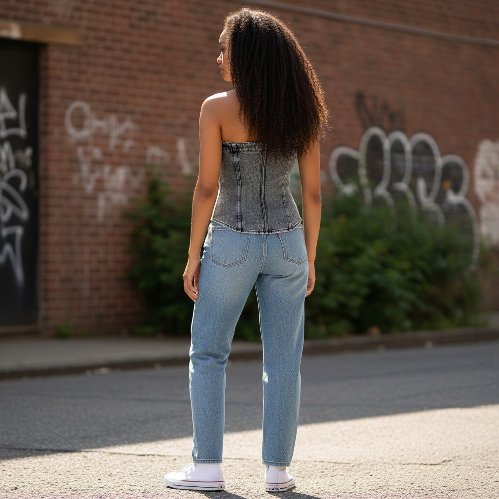 Sassy Shirt with a Surprise Zip Back