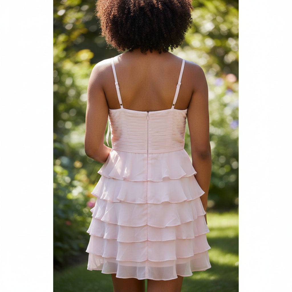 Sweetheart Ruffle Mini Dress: Flirty & Fabulous