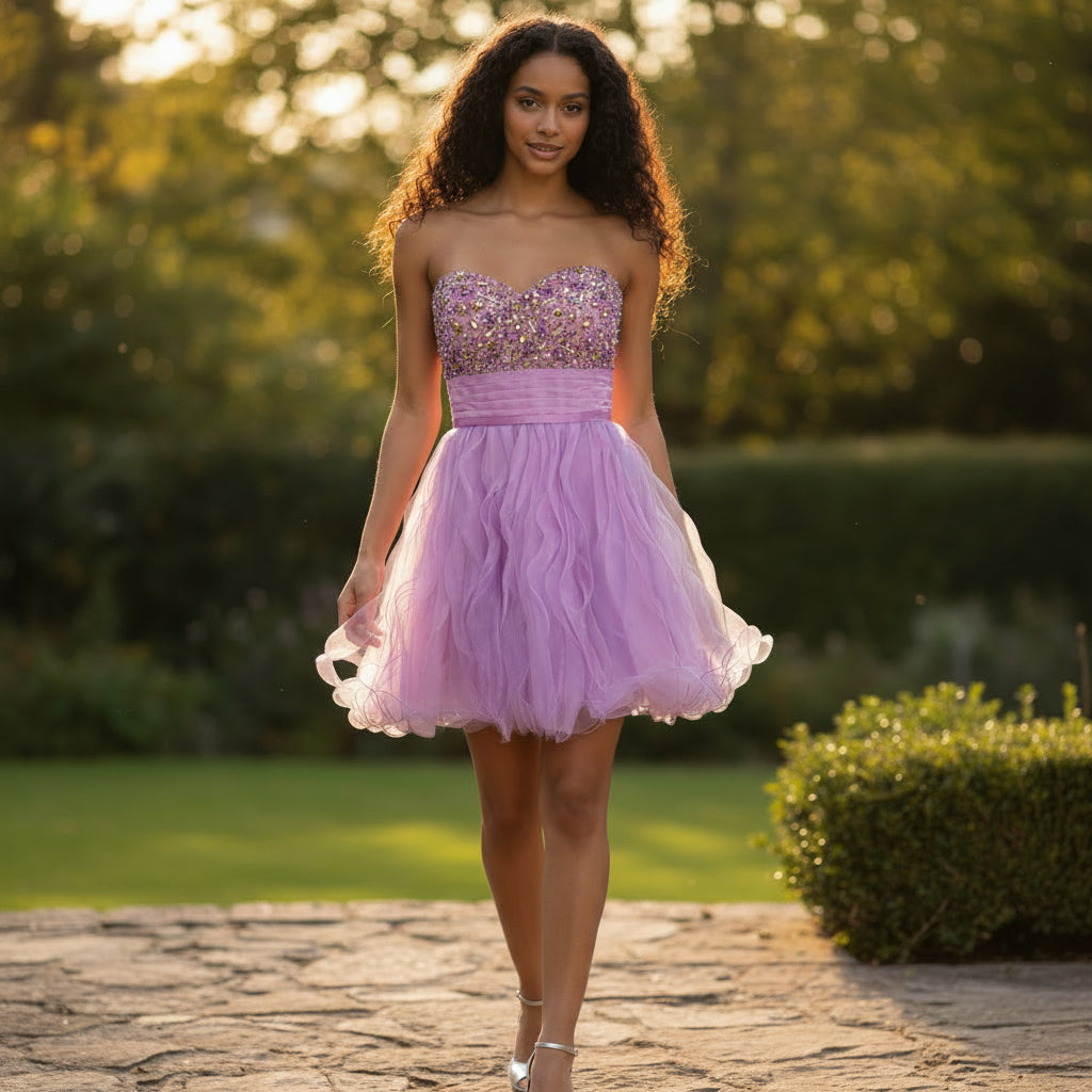 Dazzling Pink Whirlwind Tulle Party Dress