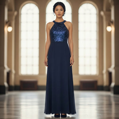 Midnight Sequin Gown: Unleash Your Inner Glam
